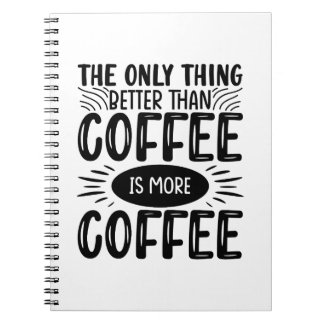 Caderno Espiral Mais Café