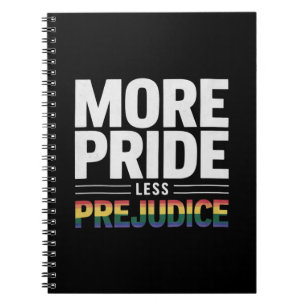 Caderno Espiral Mais Orgulho Menos Preconceito Mês do Orgulho LGBT