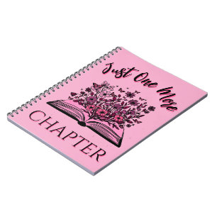 Caderno Espiral Mais Um Capítulo - Amante de Livros Florais - Lite