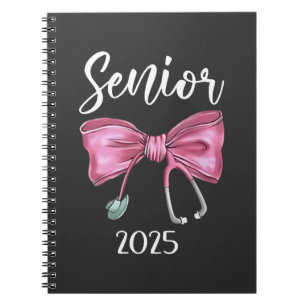 Caderno Espiral Mais velho 2025 Classe Coquette de Arcos rosa 2025