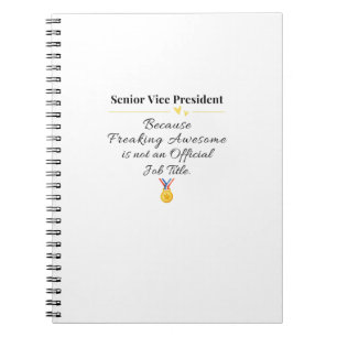 Caderno Espiral Mais velho Vice-presidente