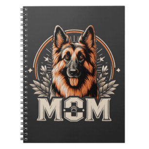 Caderno Espiral Majestade Bond: Gee Vaucher German shepherd Cachor
