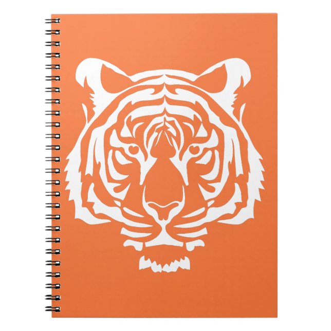 Caderno Espiral Majestätischer Tiger (Frente)