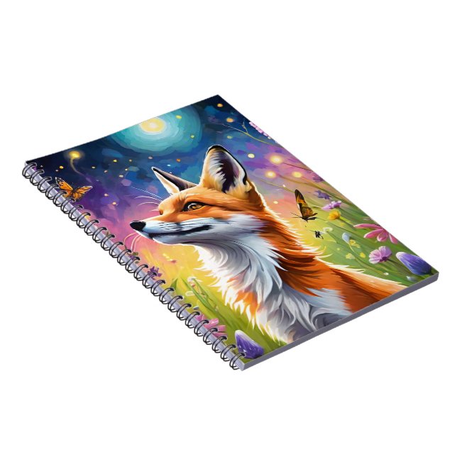 Caderno Espiral Majestic Fox (Lado Direito)