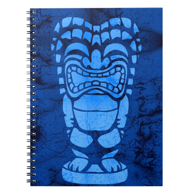 Caderno Espiral Makapuu Beach Hawaiian Rindo Tiki Batik (Frente)
