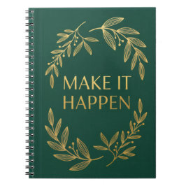 Caderno Espiral Make It Happen Journal