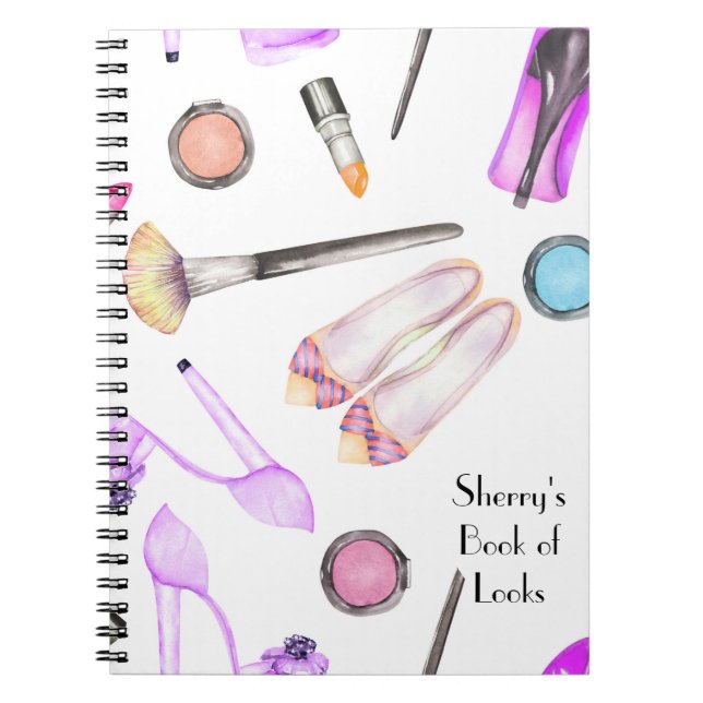 Caderno Espiral Makeup Procura Fotografia Para Notebook (Frente)