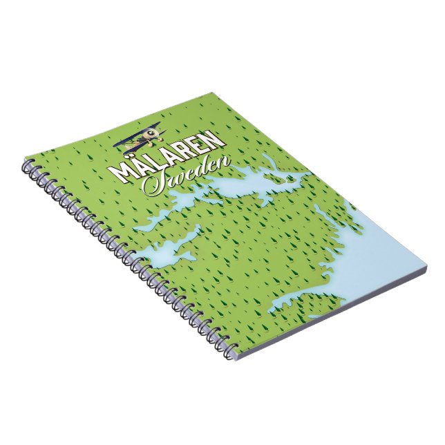 Caderno Espiral Mälaren Suécia (Lado Direito)