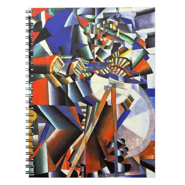 Caderno Espiral Malevich Kazimir O Knifegrinder (Frente)