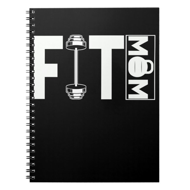 Caderno Espiral Malhação Mama Gym Pesando Mãe (Frente)