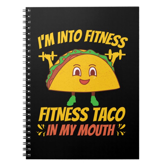 Caderno Espiral Malhação Taco Exercise Gym (Frente)