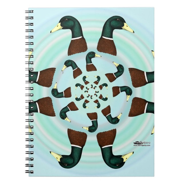Caderno Espiral Mallards Galore! (Frente)