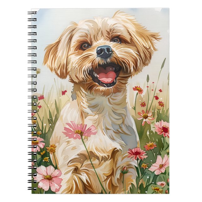 Caderno Espiral Maltese Watercolor Journal (Frente)