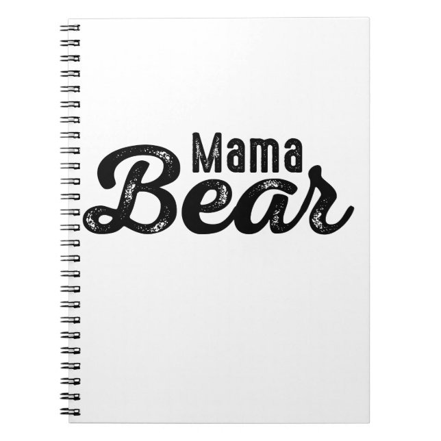 Caderno Espiral Mama Bear (Frente)