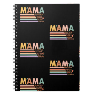 Caderno Espiral Mama Bonita E Corajosa Forte