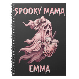 Caderno Espiral Mama Coquete Personalizada Espetacular Bolha Rosa