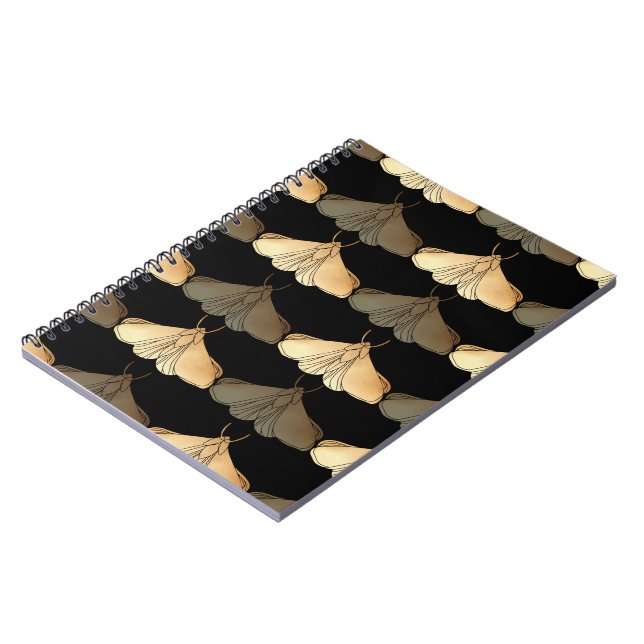 Caderno Espiral Mama em padrão dourado (Left Side)