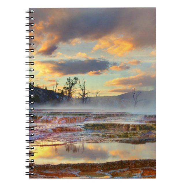 Caderno Espiral Mammoth Hot Springs (Frente)