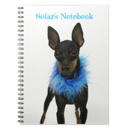 Caderno Espiral Manchester Terrier Notebook Blue