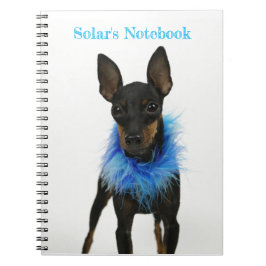 Caderno Espiral Manchester Terrier Notebook Blue