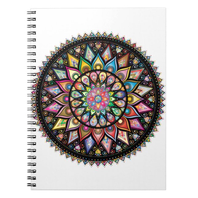 Caderno Espiral Mandala (Frente)