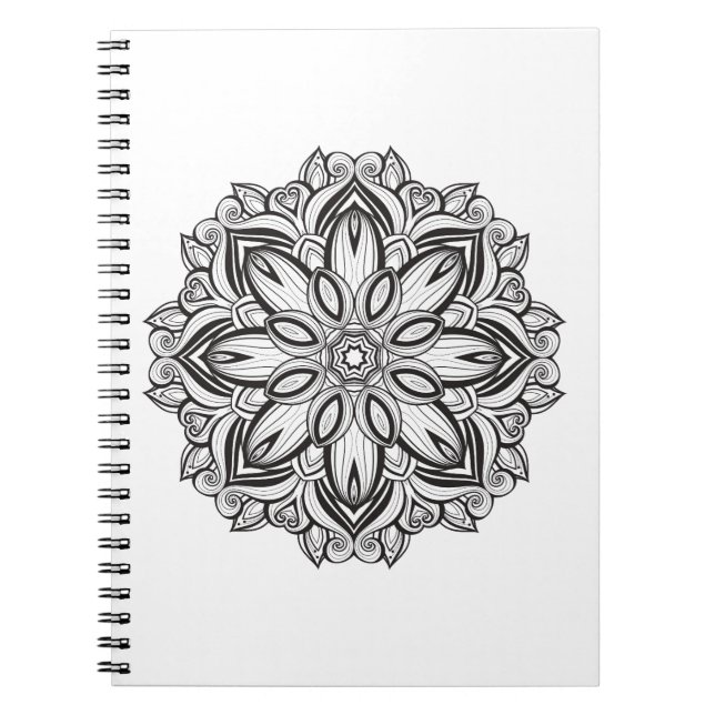 Caderno Espiral Mandala bonita (Frente)