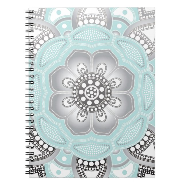 Caderno Espiral Mandala Creative, todos os pontos para um (Frente)