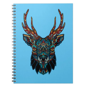 Caderno Espiral Mandala de Cervos