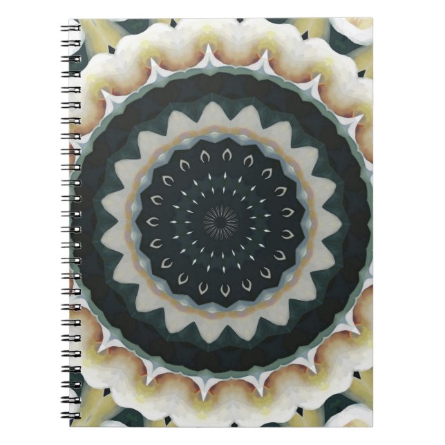 Caderno Espiral Mandala de Copo-de-Leite (Frente)