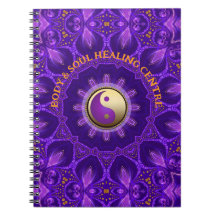 Mandala de Cura de Energia Rosa Dourado Roxo