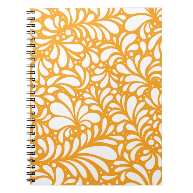 Caderno Espiral Mandala de Flores 4 (Frente)