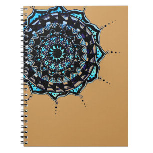 Caderno Espiral Mandala design
