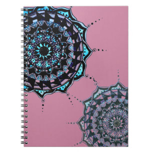 Caderno Espiral Mandala design