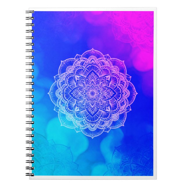 Caderno Espiral Mandala Gratitude Journal – Daily Mindfulness (Frente)