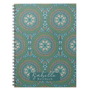 Caderno Espiral Mandala Green