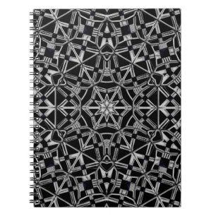 Caderno Espiral Mandala Industrial