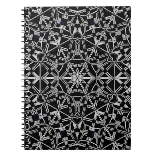 Caderno Espiral Mandala Industrial (Frente)