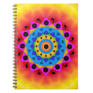 Caderno Espiral Mandala Notebook