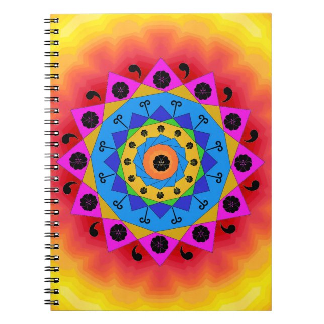 Caderno Espiral Mandala Notebook (Frente)