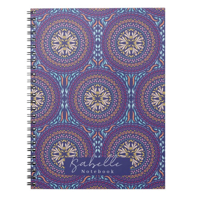 Caderno Espiral Mandala Purple (Frente)