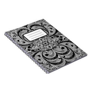 Caderno Espiral Mandala Sinfonia de Cores – Floral Psicodélico Ous