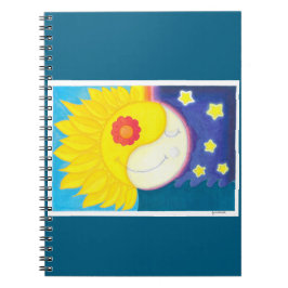 Caderno Espiral Mandala: Solflor e Luaflor