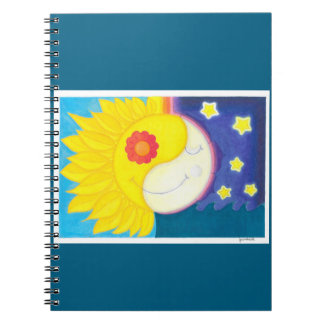 Caderno Espiral Mandala: Solflor e Luaflor
