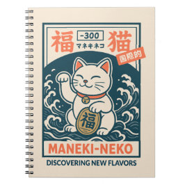 Caderno Espiral Maneki-Neko