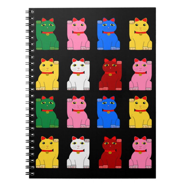 Caderno Espiral maneki neko (Frente)