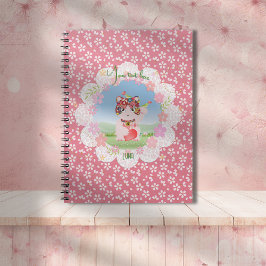 Caderno Espiral Maneki Neko Lucky Luna