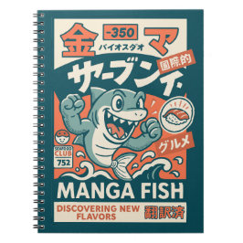 Caderno Espiral Manga Fish