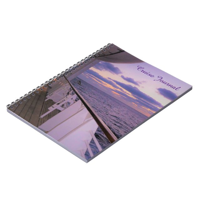 Caderno Espiral Manhã no Conselho Cruise Diário (Left Side)