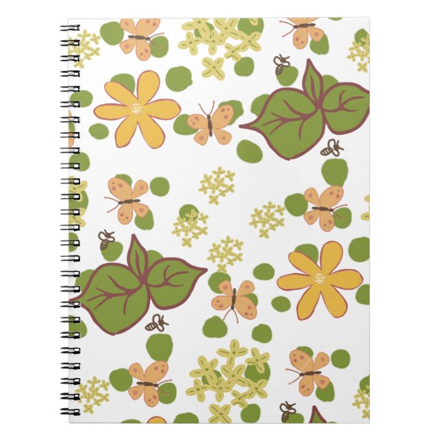 Caderno Espiral Manhã no Jardim (Frente)