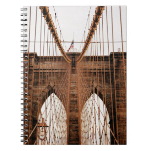 CADERNO ESPIRAL MANHATTAN BRIDGE NEW YORK